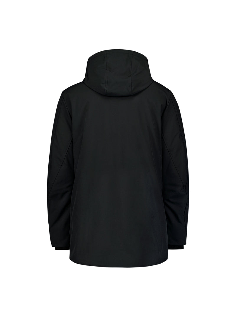 Softshell Jacket with Hood and Stretch: Comfort and Functionality in One | Black