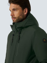 Softshell Jacket with Hood and Stretch: Comfort and Functionality in One | Dark Moss