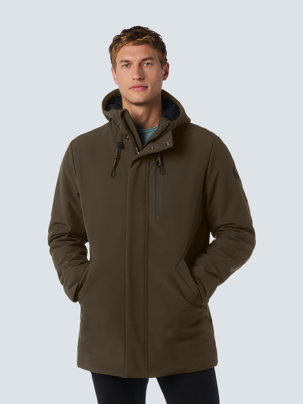 Softshell Jacket with Hood and Stretch: Comfort and Functionality in One | Coffee