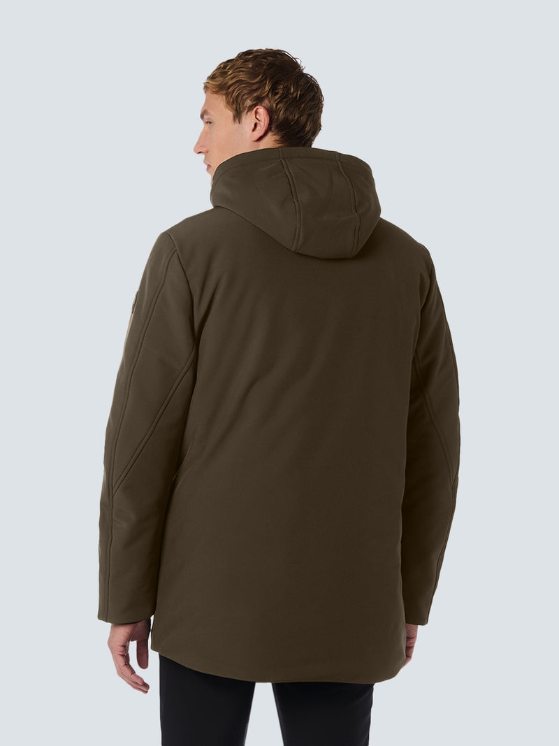 Softshell Jacket with Hood and Stretch: Comfort and Functionality in One | Coffee