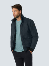 Short Quilted Jacket with Button Pockets and Elasticated Cuffs: Style and Comfort for Ever | Night