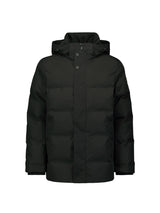 Short Jacket with Hood and Sealed Pockets | Black