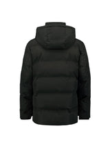 Short Jacket with Hood and Sealed Pockets | Black