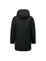 Long Coat with Hood: Perfect for Cold Days | Black