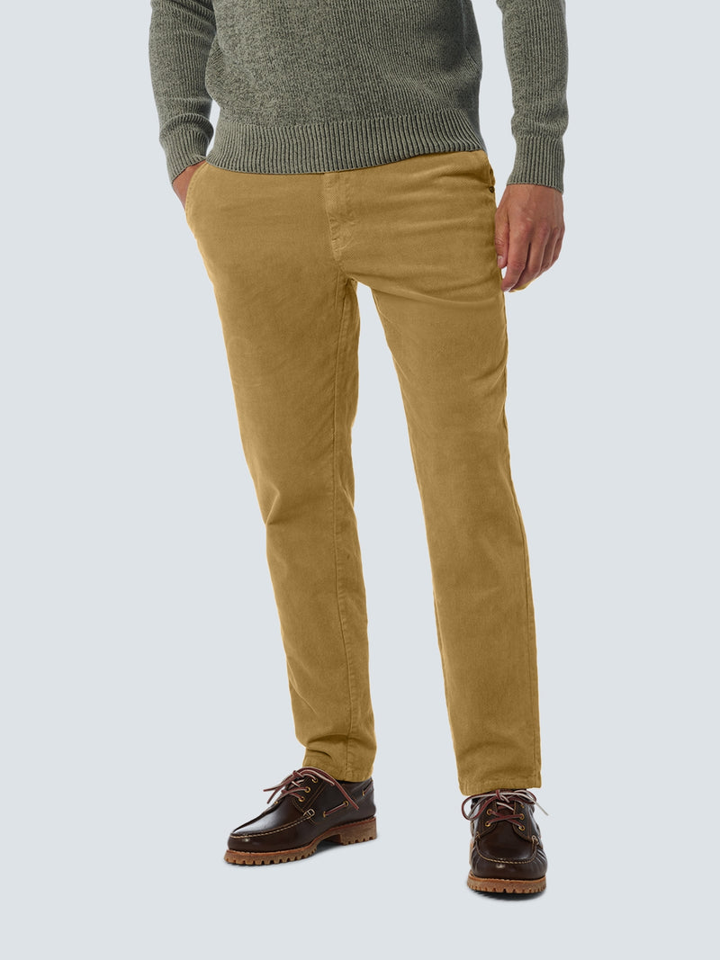 Corduroy Pants with Twill Weave: Timeless Style and Comfort | Khaki