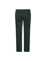 Corduroy Pants with Twill Weave: Timeless Style and Comfort | Dark Moss