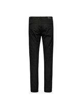 Stretch Pants with Garment Dyed Finish | Black