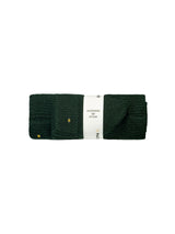 Rib-Knit Beanie and Scarf Set: Warmth and Style for Every Day | Dark Green