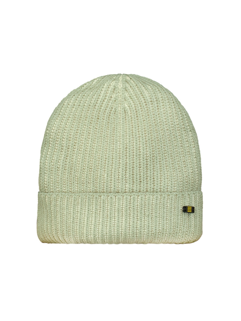 Two-Tone Melange Ribbed Beanie: Stylish Warmth for Every Season | Cement