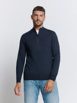 Half Zip Pullover | Blueberry