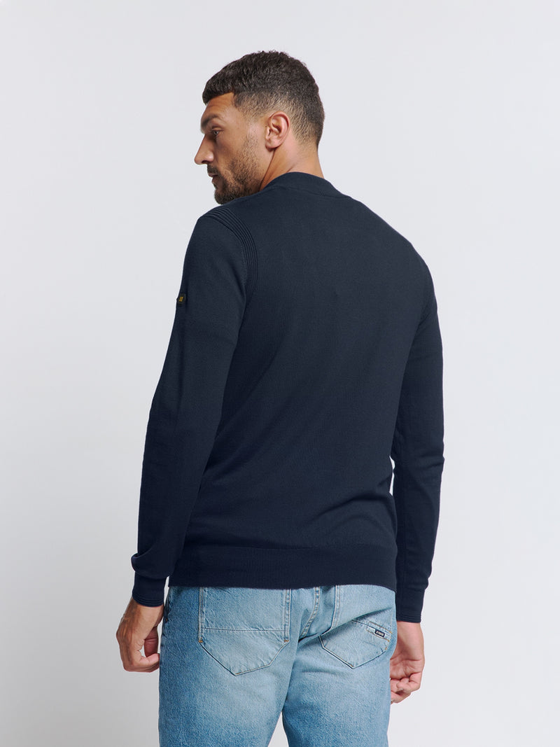 Half Zip Pullover | Blueberry