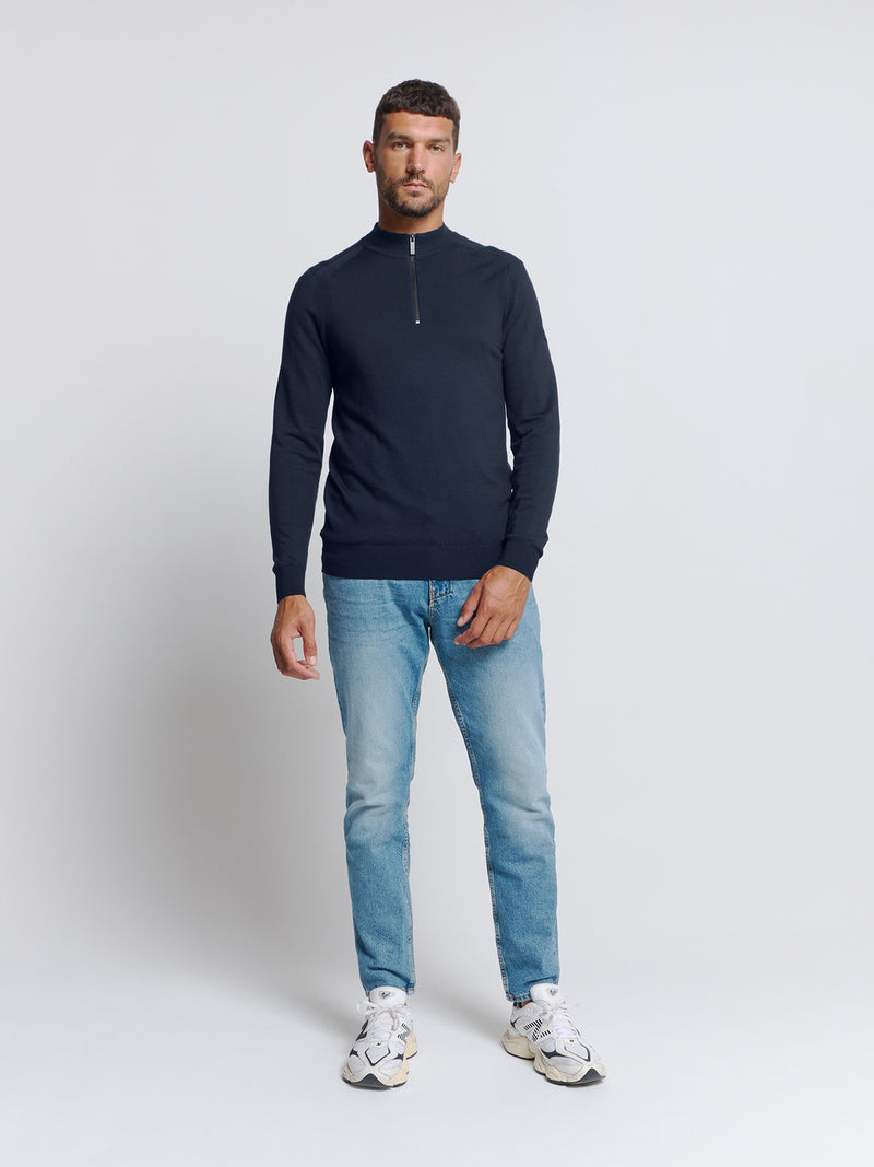 Half Zip Pullover | Blueberry