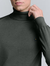 Rollneck Pullover | Dark Grey