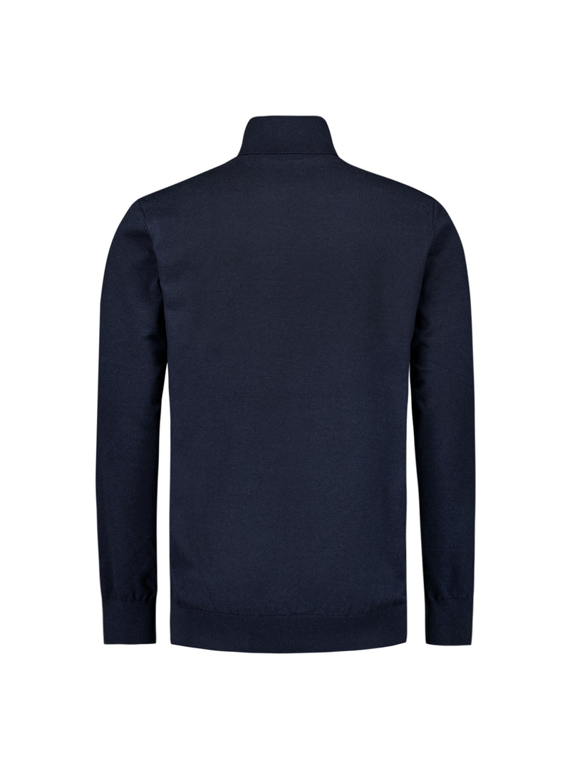 Rollneck Pullover | Blueberry