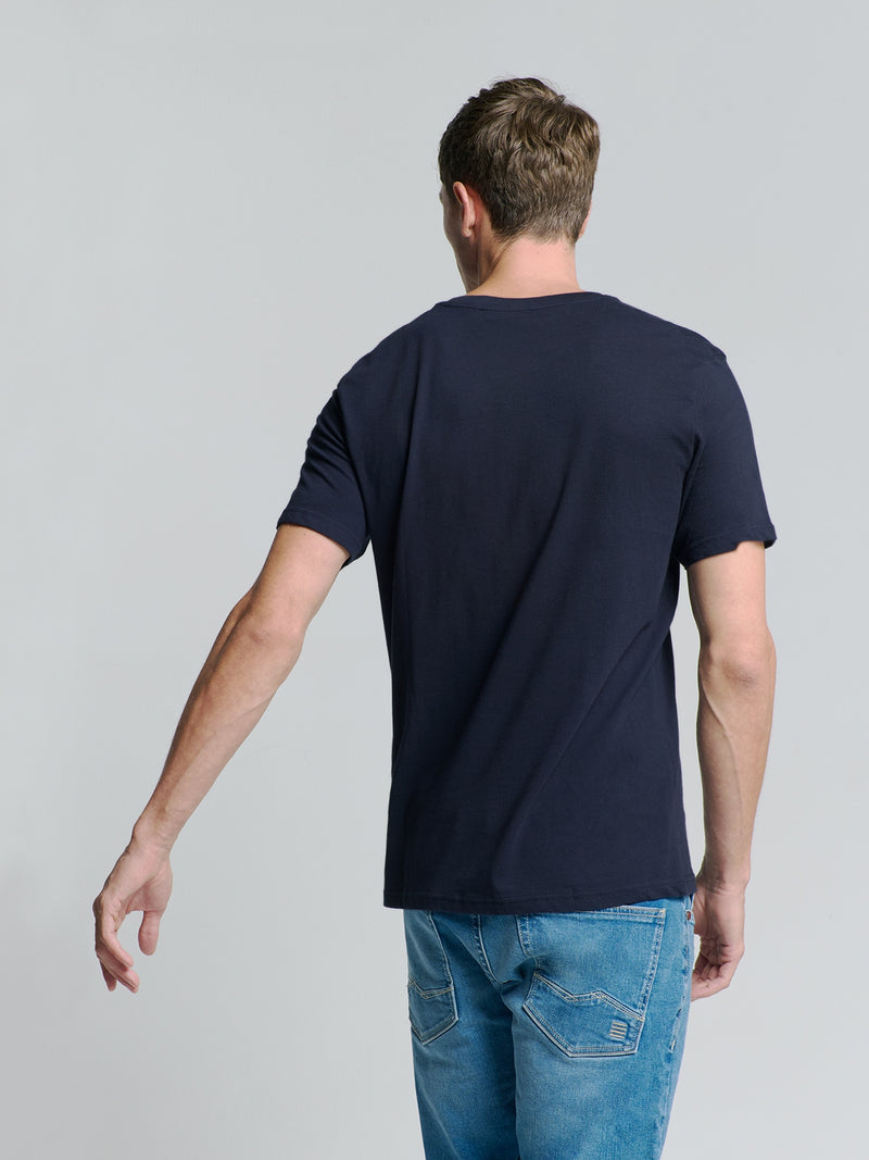 Basic roundneck T-Shirt | Blueberry