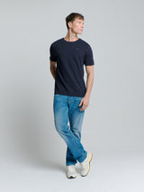 Basic roundneck T-Shirt | Blueberry