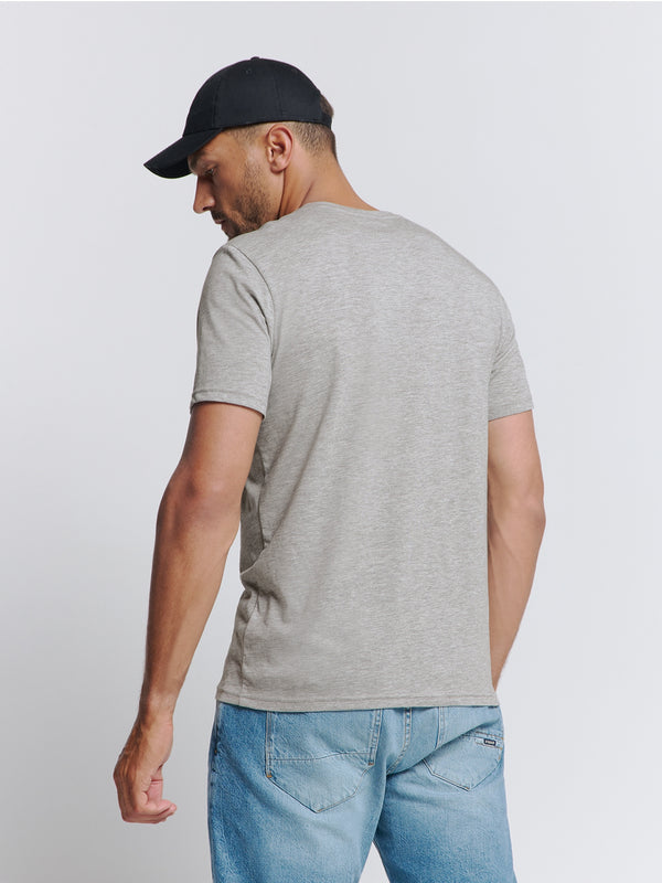 Basic roundneck T-Shirt | Grey Melange