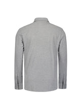 Jersey Stretch Melange Shirt | Grey Melange