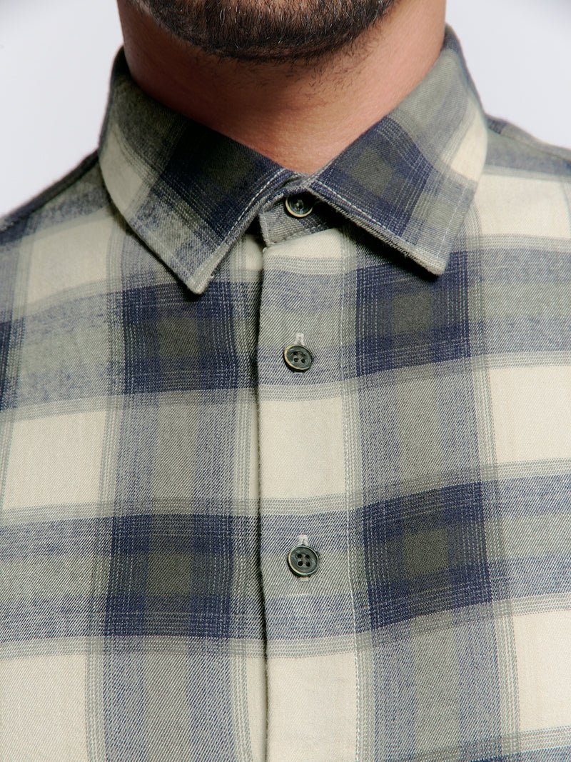 Checked shirt | Dark Grey