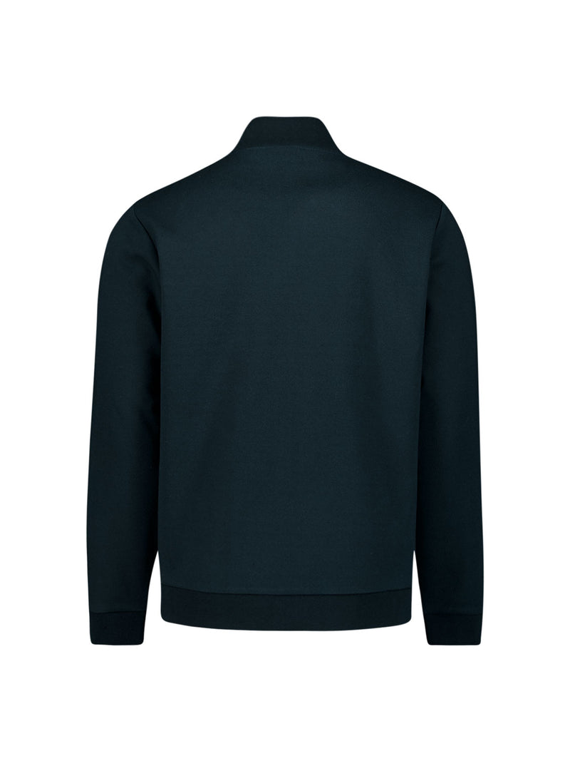 Full-zip jacquard sweater | Night