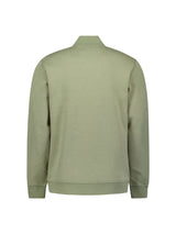 Full-zip jacquard sweater | Light Army