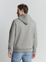 Hooded sweater | Grey Melange