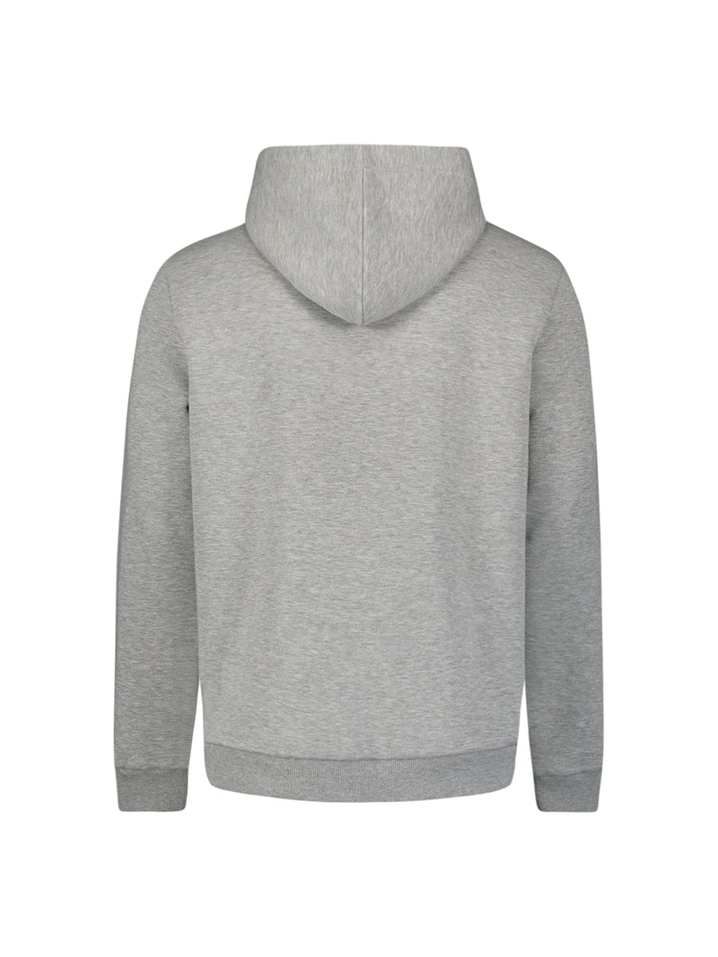 Hooded sweater | Grey Melange