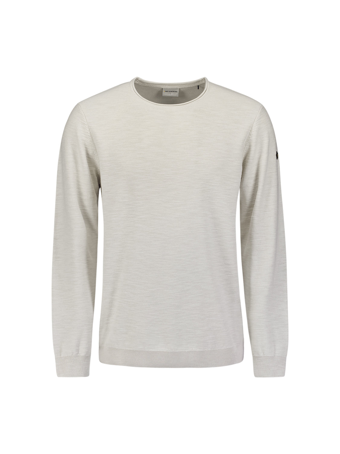 Crewneck pullover | Chalk
