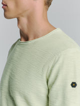 Pullover Crewneck Garment Dyed + Stone Washed | Mint