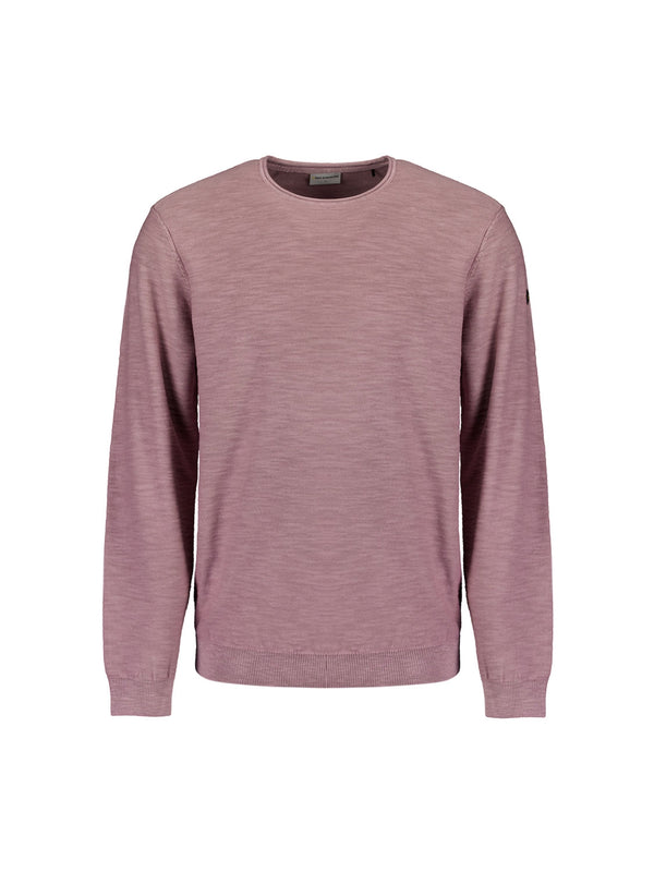 Pullover Crewneck Garment Dyed + Stone Washed | Mauve