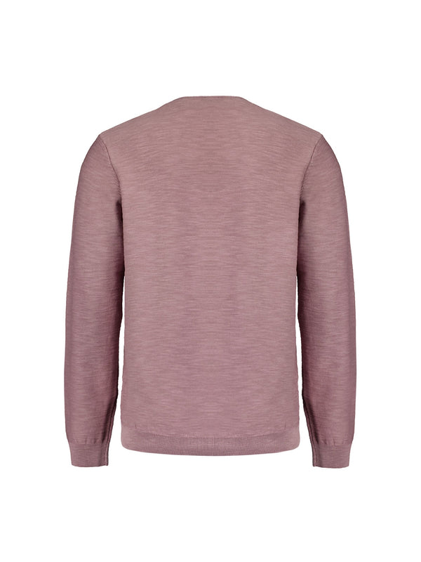 Pullover Crewneck Garment Dyed + Stone Washed | Mauve