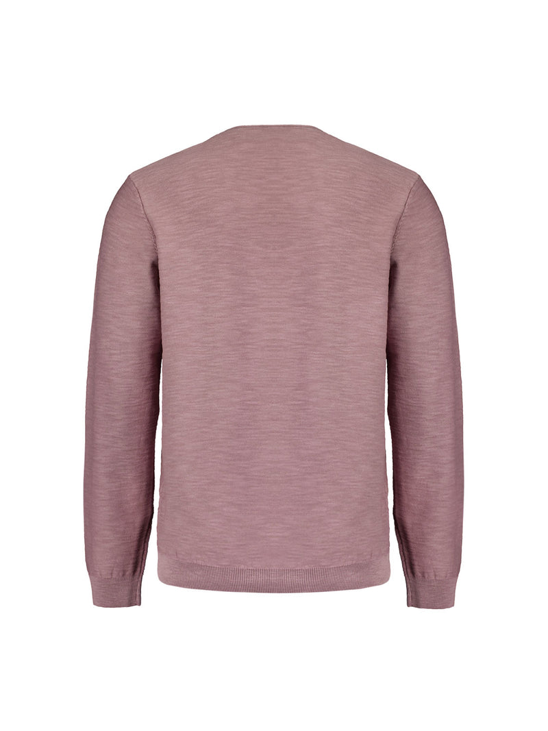 Crewneck pullover | Mauve