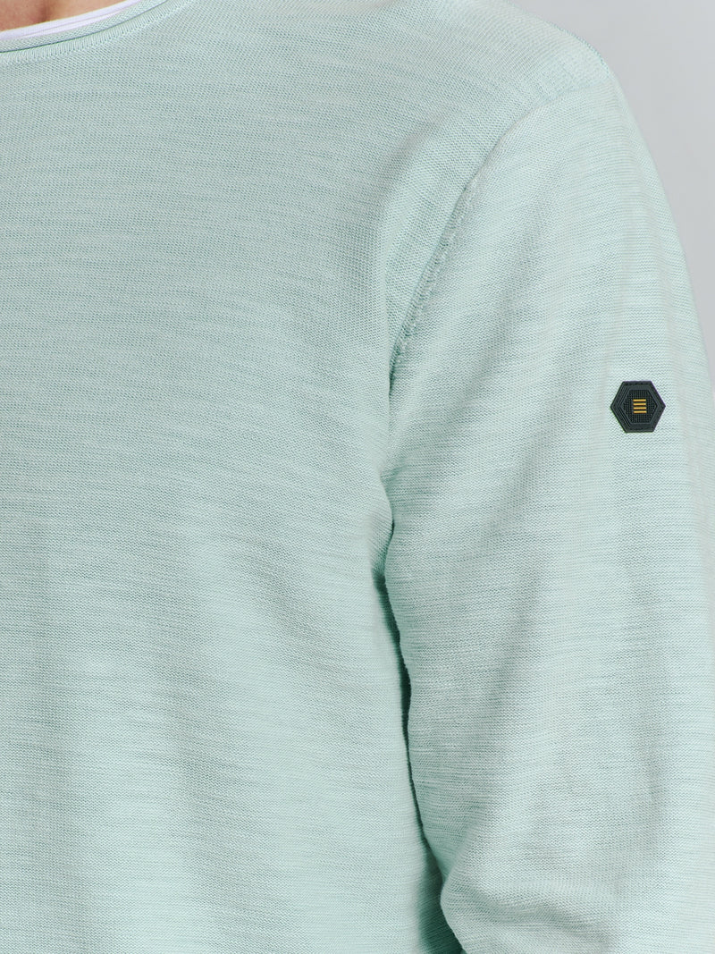 Pullover Crewneck Garment Dyed + Stone Washed | Ice