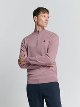 Half-zip sweater | Mauve