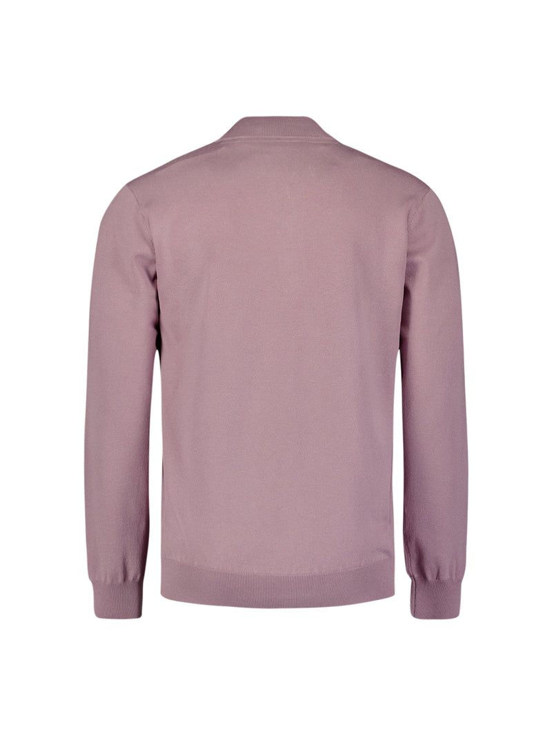 Half-zip sweater | Mauve