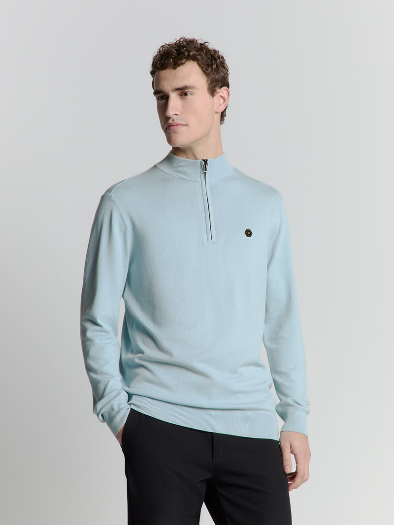 Half-zip sweater | Ice