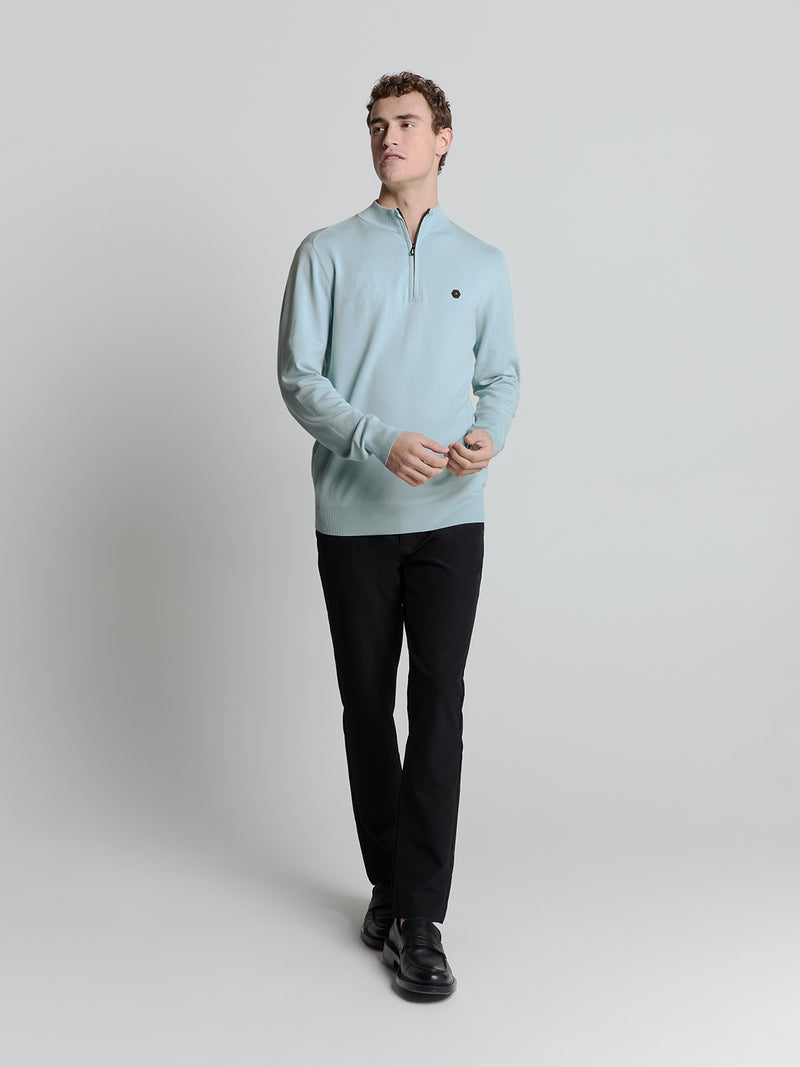 Half-zip sweater | Ice