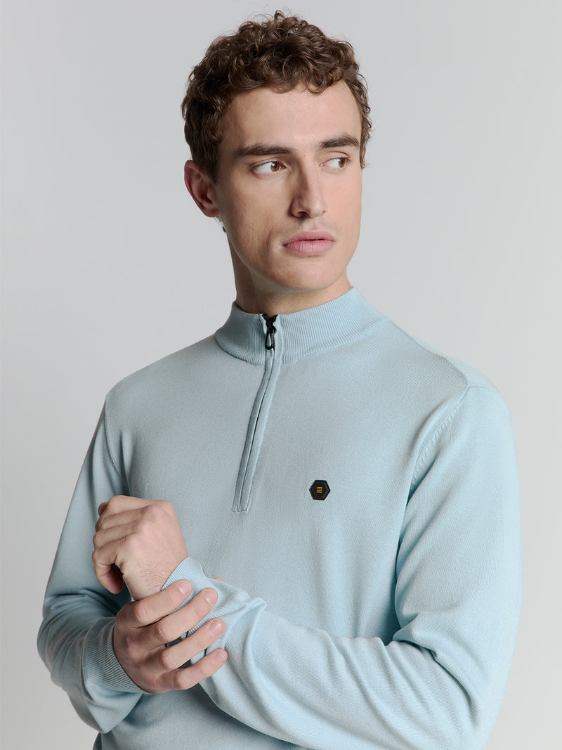 Half-zip sweater | Ice