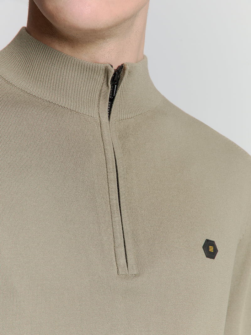 Half-zip sweater | Light Army