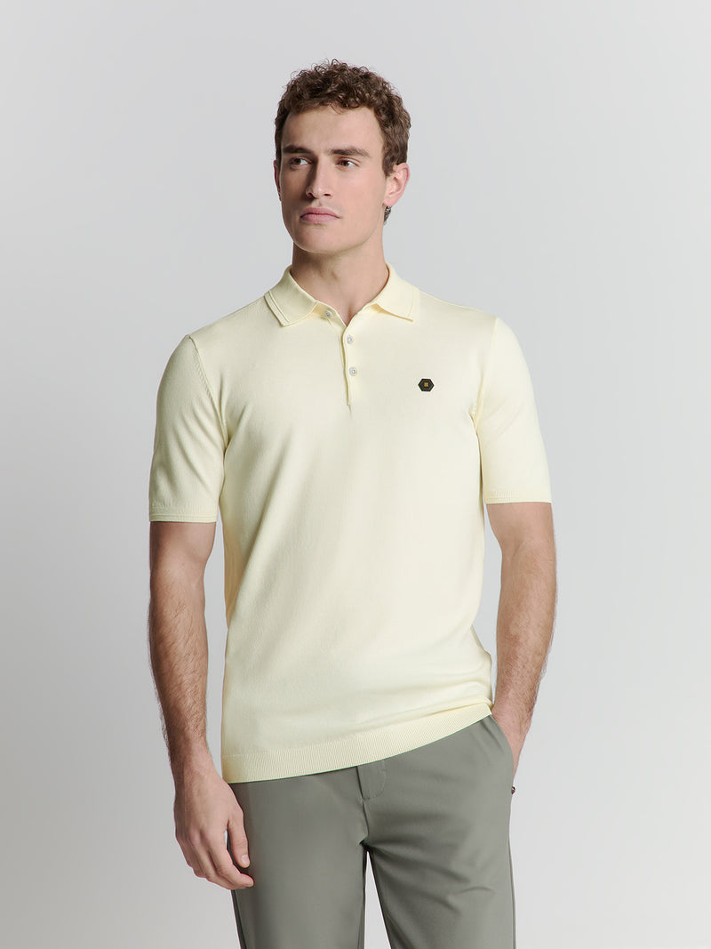 Short sleeve polo | Offwhite