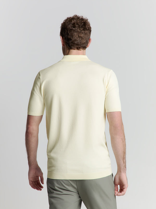 Short sleeve polo | Offwhite