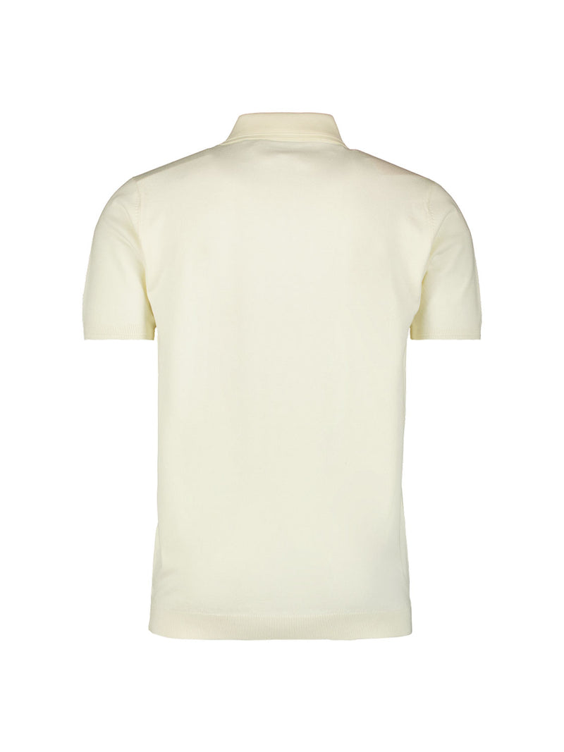 Short sleeve polo | Offwhite