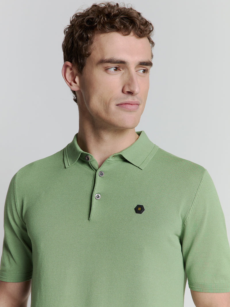 Short sleeve polo | Green