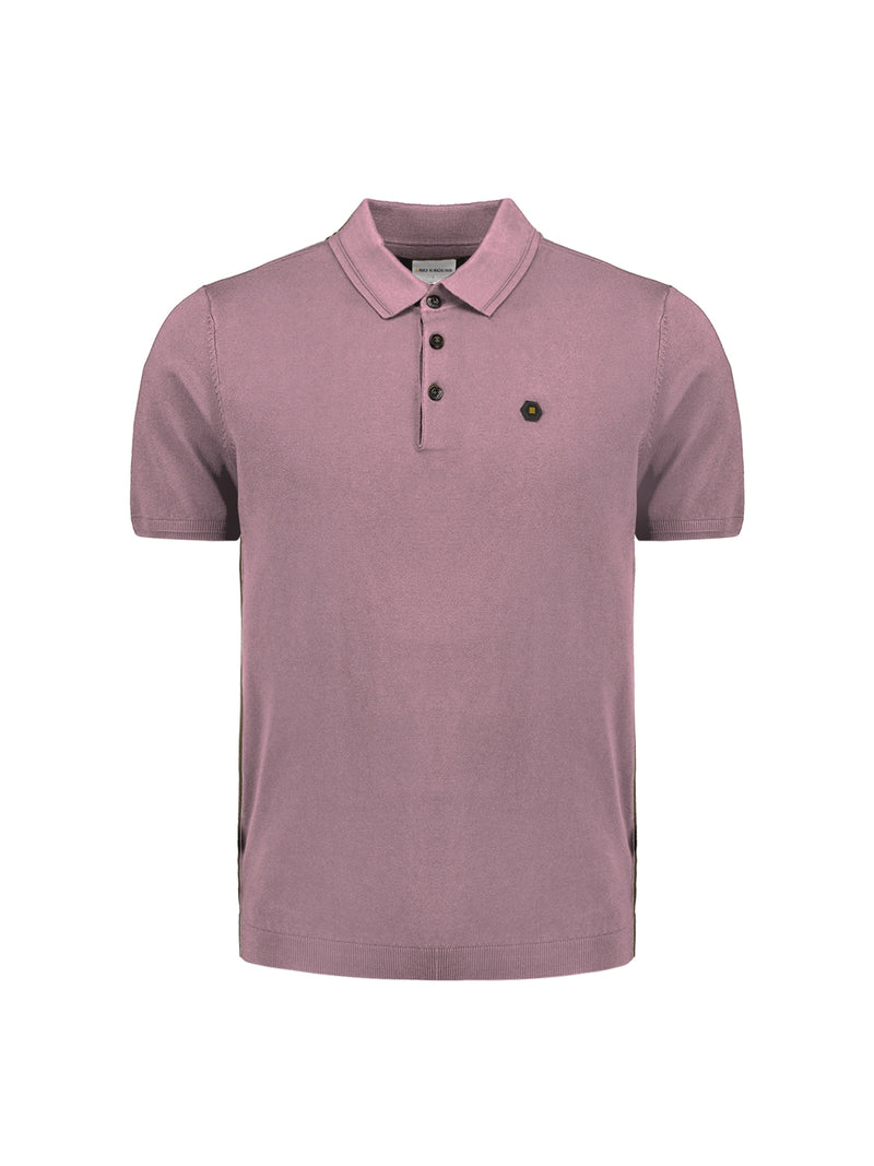 Short sleeve polo | Mauve