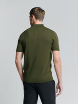 Short sleeve polo | Dark Moss