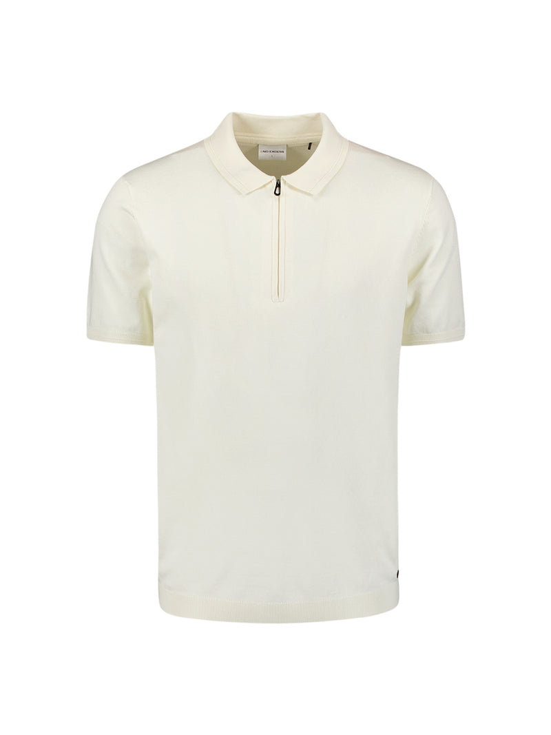 Short sleeve polo | Offwhite