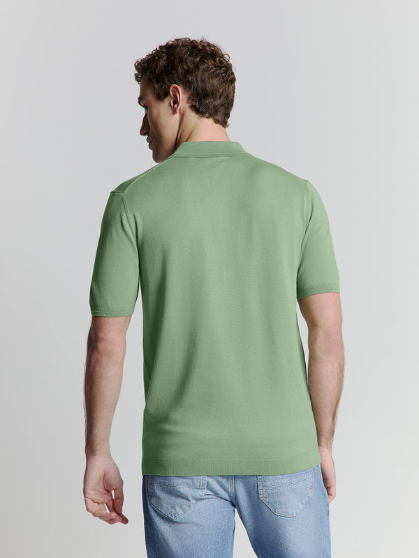 Short sleeve polo | Green