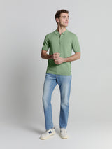 Short sleeve polo | Green