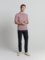 Short sleeve polo | Mauve