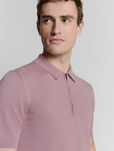 Short sleeve polo | Mauve